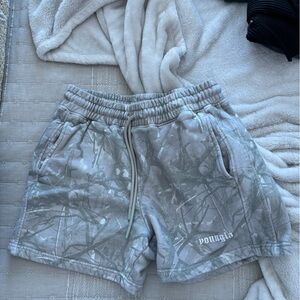 Youngla camo cotton shorts
